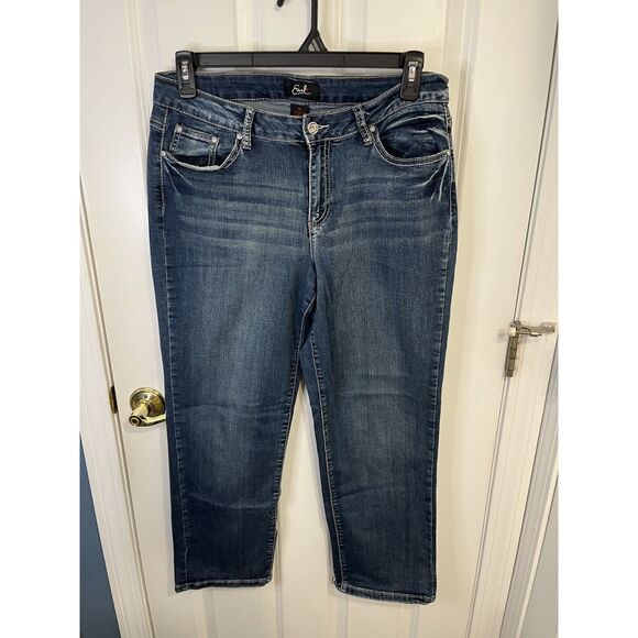 Earl Jeans Denim - Earl Jeans Embellished Flap Pocket Jeans Size 14